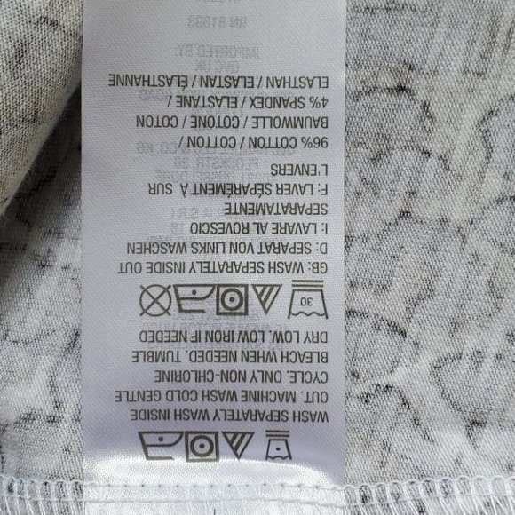 d & co. Leopard Animal Print Short Sleeve Pullover Top Size SP - Picture 9 of 9